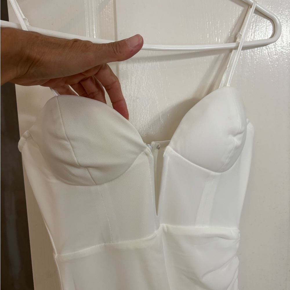 Lulus Elegant White Strapless Dress - Picture 5 of 10